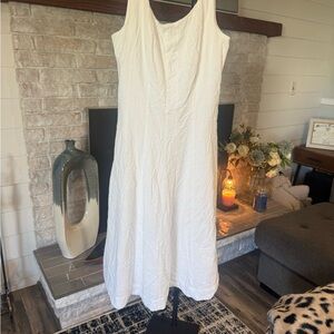 a new day Cream Sleeveless Maxi Dress